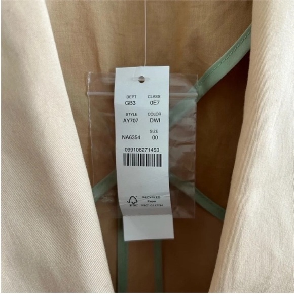 J. Crew Alfie Cotton Blazer Chino Dried Wicker NWT - Picture 7 of 7